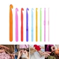 thumbnail image 2 of HONCLL Crochet Hook with Ergonomic Handle 3mm-10mm 12mm for Knitting Weaving Scarf Bag, 2 of 10