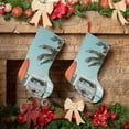 thumbnail image 6 of KLL Vintage Surf Van Beach for 18" Christmas Stocking Snowman Xmas Stocking Holiday Christmas Decoration Gifts for Family Kids, 6 of 8