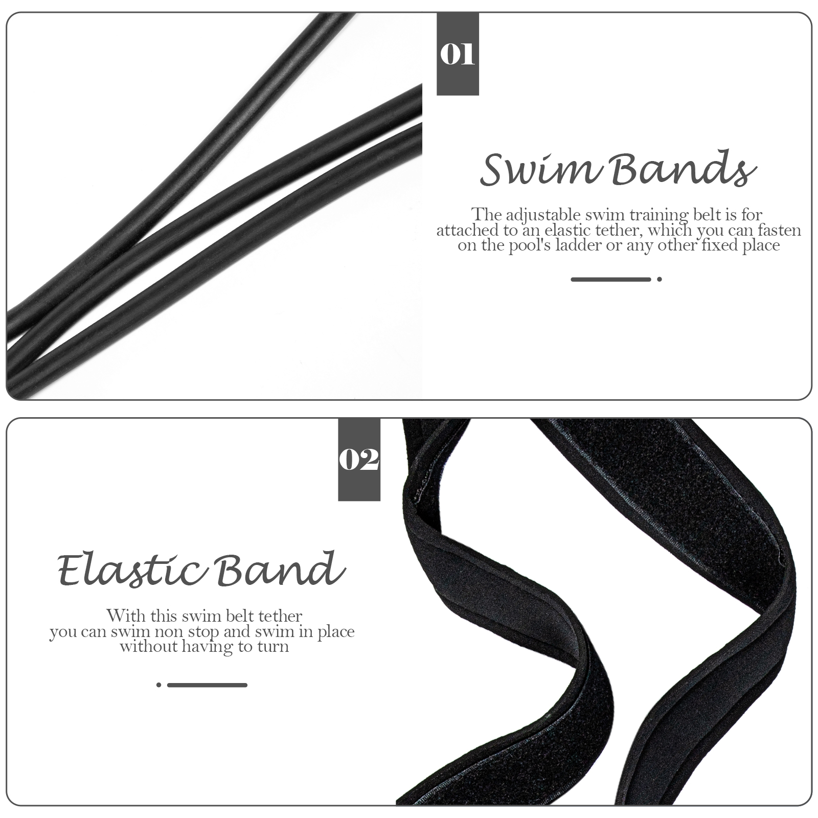 Swimming Pool Bungee Cord Supplies Static Equipment Rope Elastic Band