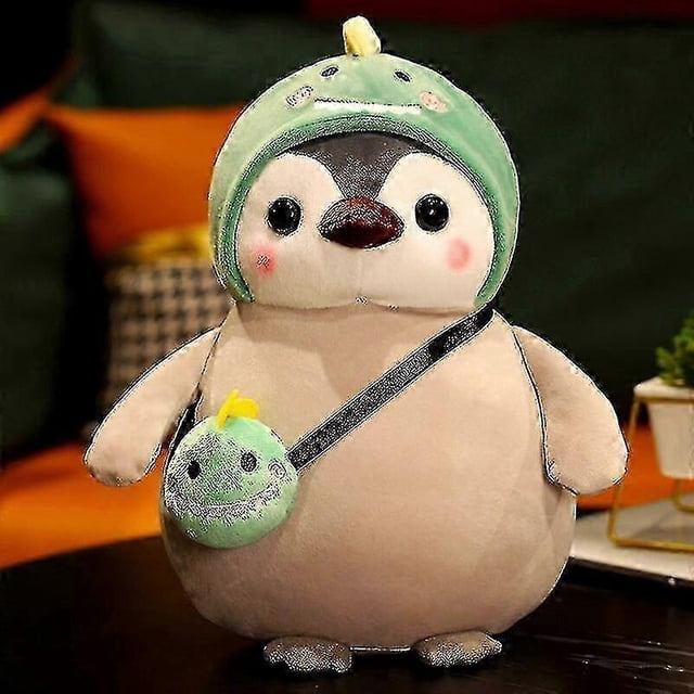 25/35cm Kawaii Penguin Plush Toys Lovely Penguin Turn To Unicorn Dinosaur Flower Dolls Stuffed Soft Pillow