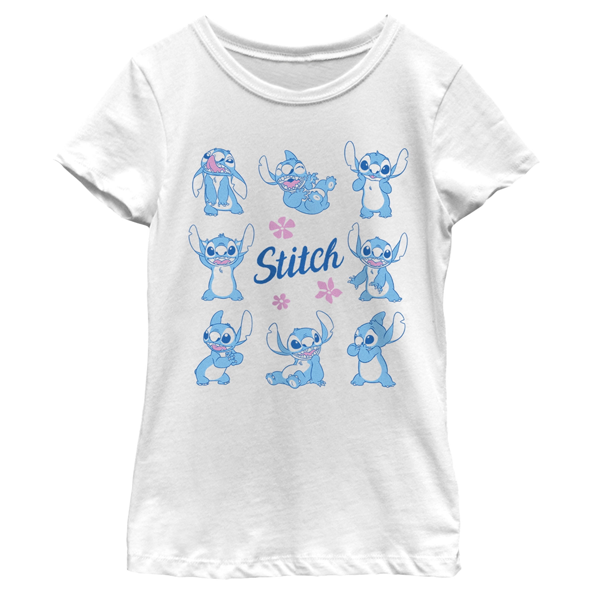 Girl's Lilo \u0026 Stitch Phases of Stitch T-Shirt - White - X Large - Walmart.ca