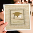 thumbnail image 6 of 3drose, Cap, Diploma, Musical Notes, Peach, Congratulations, 1 Greeting Card with Envelope, 6 of 6