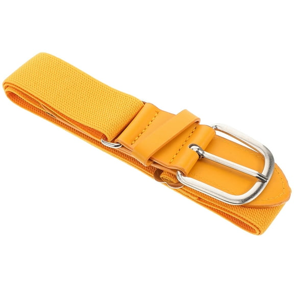 KAKOWELY Boys Uniform Belt Baseball Belt Orange Pu 1Pack