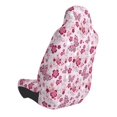 thumbnail image 2 of Wukai Flower Butterfly Full Set Car Seat Covers with Soft Padding Universal Auto Front Seats Protector and Cushion Mat, 2 of 5