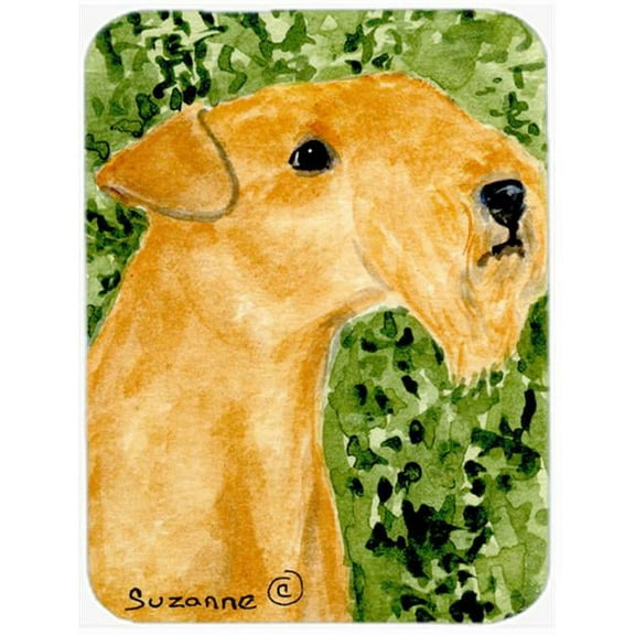 Caroline's Treasures Lakeland Terrier Glass Cutting Board Large