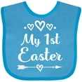 thumbnail image 3 of Inktastic My 1st Easter Girls Holiday Girls Baby Bib, 3 of 4
