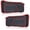 Red, variant on Maverick X3 Accessories Rear Door Bags For 2017 2018 2019 2020 2021 UTV Can Am Max Turbo R Passenger and Driver Side Storage Bag