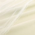 thumbnail image 3 of Beige Blackout Curtains with Sheer Overlay Mix and Match Double Layer Thermal Insulated Window Panels 84 inch Drapes Grommet Top 52"Wx84"L, 3 of 8