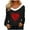 Black, variant on Valentine's Day Shirts Women Plus Size Love Heart Print Tees Work Long Sleeve Blouse V Neck Holiday T-shirt Tops Valentines Day Gifts for Teen Girls