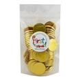 thumbnail image 3 of FirstChoiceCandy Large Gold Foil-Wrapped Milk Chocolate Half Dollar Coins - 5 Pound, 3 of 8