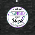 thumbnail image 4 of Inktastic Suicide Prevention- I Wear Teal and Purple for My Uncle Women's T-Shirt, 4 of 5