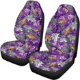 thumbnail image 5 of Pzuqiu Purple Camo Car Seat Cover 3 Pack, Car Seat Covers Full Set Polyester Breathable Easy to Install for Cars Trucks Sedans, 5 of 10