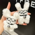 thumbnail image 6 of Milue Sweet Dogs Keychain Cute Glasses Puppy Keyring for Women Fashion Pendant, 6 of 6