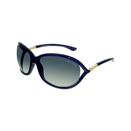 Women's Jennifer FT0008-90W-61 Blue Oval Sunglasses