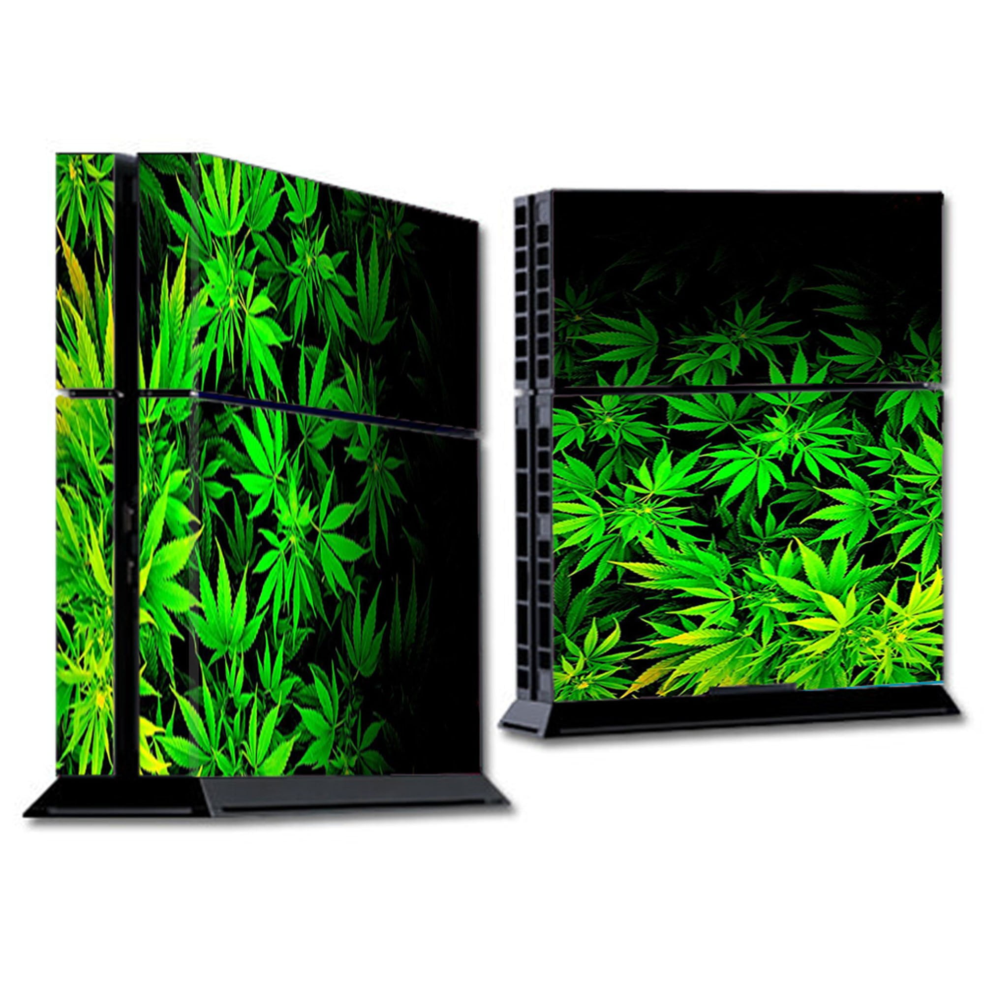 IT'S A PS4 Controller Skin for Sony PlayStation 4 Console Controller Decal Stickers Cover -weed green bud marijuana leaves - Walmart.com
