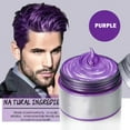 thumbnail image 2 of hair color Cera para el Cabello Color Temporal Cera para el Cabello Coloración de Peinado Natural para Hombres Mujeres Fiesta Cosplay Gentle Formula Conditioning Easy Application Long-Lasting, 2 of 4