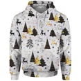 thumbnail image 4 of Sudadera con capucha de copo de nieve para hombre, sudaderas con capucha geniales para hombre, novedad en sudaderas y sudaderas, ropa navideña Y2k, regalo de Papá Noel, 4 of 5