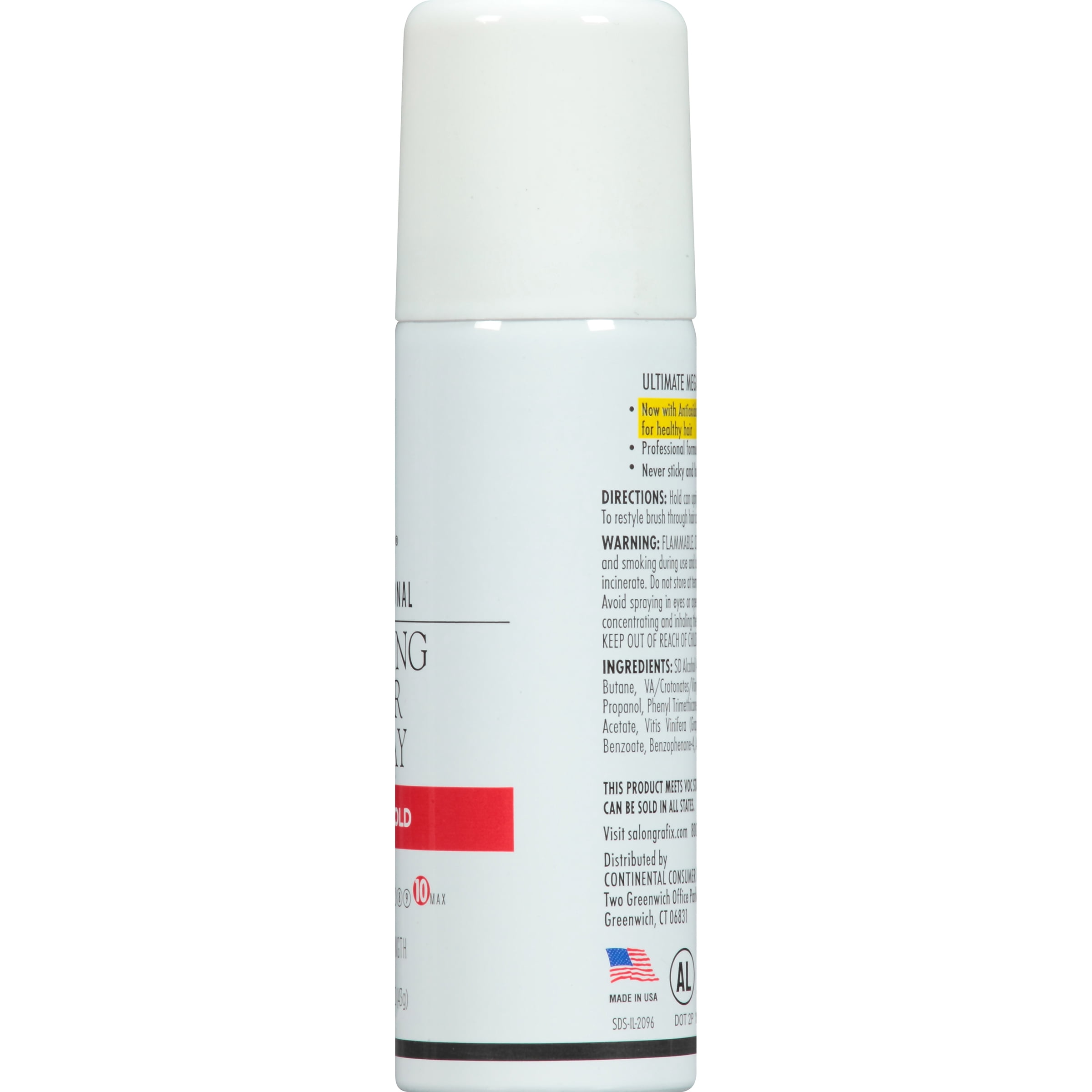 Salon Grafix Freezing Hair Spray, Mega Hold, 1.5 Oz