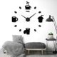 thumbnail image 3 of Reloj de pared para el hogar, autoadhesivo, moderno, silencioso, acrílico, analógico, cocina, bricolaje, decoración de tazas de café Negro BLESIY Reloj de pared de bricolaje, 3 of 6