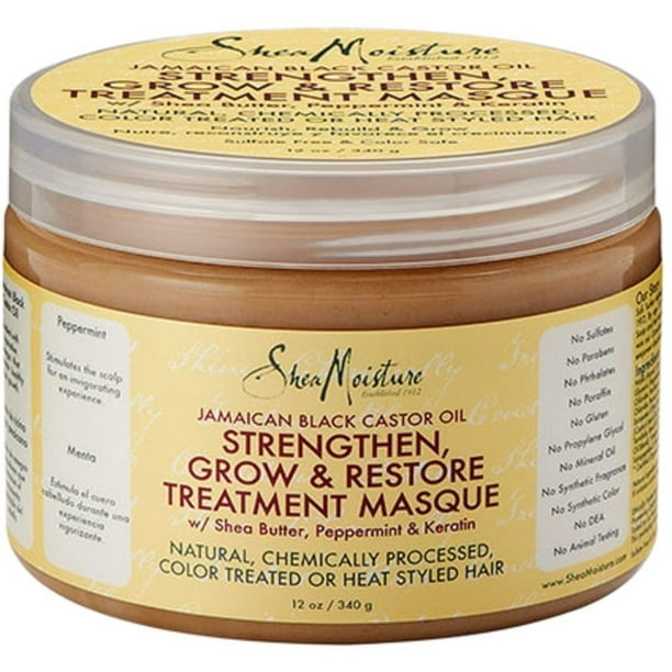 Brilliant black n beautiful, naturally: shea moisture Shea Moisture Strengthen, Grow & Restore Treatment Masque 12 oz