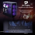 thumbnail image 6 of MLOONG PC Gaming Desktop, AMD Ryzen 5 5500, Radeon RX 6600 8GB, 16GB DDR4, 1TB SSD, WIFI, Windows 11, 6 of 6
