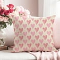 thumbnail image 2 of Valentines Pillow Covers 18X18 Inch Set of 2 Lollipops Candy Heart Love Bow Red Valentines Day Decorations Outdoor Modern Farmhouse Decorative Throw Pillow Cases for Couch Living Room Decor, 2 of 6