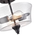 thumbnail image 2 of 2110-MB-Millennium Lighting-Caily - 2 Light Semi-Flush Mount-10.43 Inch Tall and 11.62 Inch Wide-Matte Black Finish, 2 of 6