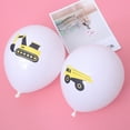 thumbnail image 4 of Balloon Construction Party Birthday Balloons Latex Excavator Truck Kids Boys Tractor Supplies Decorations, 4 of 7