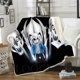 thumbnail image 1 of CLOOCL-manta gruesa con estampado de Anime Undertale Sans, ropa de cama para adolescentes, edredón de viaje para avión, decoración del hogar, 1 of 4