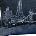thumbnail image 5 of 45" Black and White London Nighttime Skyline Lumbar Decorative Pillow, 5 of 7