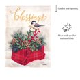thumbnail image 2 of Magnolia Garden Blessings Vintage Basket 13 x 18 Polyester Outdoor Hanging Garden Flag, 2 of 2