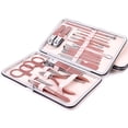 thumbnail image 2 of Kit profesional de manicura y pedicura 18 en 1, herramienta de acero inoxidable; Incluye cortauñas, ganchos, tijeras, tijeras bello. Una herramienta ideal para la higiene y la belleza de las mujeres., 2 of 5