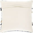 thumbnail image 3 of Surya Avalon AAN-001 20 x 20" Square Cotton Pillow Cover in Beige/Tan/Navy, 3 of 3