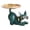 Green Tail Tray, variant on Resin Statue Jewelry Display Figurine Key Organizer Holder Crafted Sculpture Dog Figurines Decorative Adornments Home Decor Ornaments Green Hand Tray