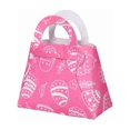 thumbnail image 1 of Bolsas de regalo de Pascua para niños con asas de fieltro, suministros para fiestas de Pascua Rosado, 1 of 9