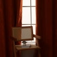thumbnail image 3 of Blackout Curtains, Sunscreen Heat Insulation, Window Curtains, Light Blocking Heat Insulation, for Bedroom Balcony Living Room, Elegant Modern Window Treatment | Orange KTFgvq, 3 of 5