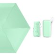 thumbnail image 5 of Mini Travel Sun Umbrella Waterproof Folding Umbrella Capsule Shape Umbrella With Case, 5 of 7