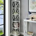 thumbnail image 3 of Oxford 5 Tier Corner Bookcase - 203080W, 3 of 4