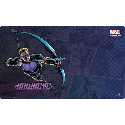 Marvel Champions The Card Game: Hawkeye Slip-Resistant Game Mat 24" x 12"