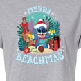 thumbnail image 3 of Lilo & Stitch - Merry Beachmas - Juniors Cropped Cotton Blend T-Shirt, 3 of 5
