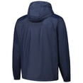 thumbnail image 3 of Men's Dunbrooke Navy Seattle Seahawks Tropic Waterproof Packable Full-Zip Hoodie Jacket, 3 of 3