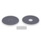 thumbnail image 3 of 2 Tier Turntable Spice Rack Organizer Rotating Spice Holder Shelf Adjustable Seasoning Organizer Racks, 3 of 4