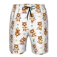 thumbnail image 4 of Disketp Men'S Swim Trunks Hawaiian Breathable Surf Beach Swimsuits Mesh Lining Beach Shorts With Pockets-Tigers Go In For Sports, 4 of 9