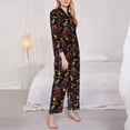 thumbnail image 3 of Goofa Monster Truck Printed Women’s 2 Piece Pajama Set Super,Pajamas Women's Long Sleeve Sleepwear Soft Button Down Loungewear Pjs Lounge Set Nightwear-X-Large, 3 of 9