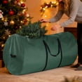 thumbnail image 2 of 60x30 Inch Christmas Tree Storage Container - Heavy Duty Oxford Fabric Zippered Bag for 4.8 Ft Artificial Tree, Extra Large Tote with Handles for Decorations Storage, 2 of 5