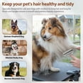 thumbnail image 2 of Dosaele Brosse pour Chien Double Face Brosse à Poils de Chien Confortable Brosse de Désherbage avec Poils en Acier Inoxydable Brosse Pratique pour Chien, 2 of 10
