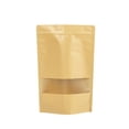 thumbnail image 2 of Bolsa de papel kraft con ventana de tres lados sellada, bolsa de plástico de aluminio para envasado de alimentos, bolsa autoportante con autosellado para refrigerios, 2 of 5