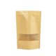 thumbnail image 4 of Bolsa de papel kraft con ventana de tres lados sellada, bolsa de plástico de aluminio para envasado de alimentos, bolsa autoportante con autosellado para refrigerios, 4 of 5
