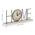 thumbnail image 2 of HINTRMENT Desk Clocks for Office Home Shape Iron Classical Time Display 1Pcs, 2 of 8