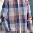thumbnail image 5 of Tsivenald Men's Long Sleeve Flannel Shirts Jacket Fashion Plaid Jackets Casual Button Down Shirt with Pockets, 5 of 9